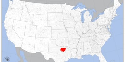 ಡಲ್ಲಾಸ್ ಮೇಲೆ usa ನಕ್ಷೆ