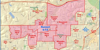 Dallas isd ಜಿಲ್ಲೆಯ ನಕ್ಷೆ